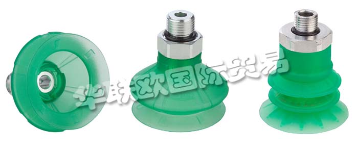 SCHMALZ海綿吸盤的特點(diǎn)是堅(jiān)固的主體和可模壓成包裝形狀的柔軟的密封唇。海綿吸盤用于包裝行業(yè)，這些吸盤由符合FDA準(zhǔn)則的耐磨材料Elastodur和PVC或硅樹脂制成。這意味著這些吸盤可用于處理初級(jí)和次級(jí)包裝。